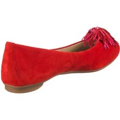 Paul Green Klassische Ballerinas - Rot -Pretty Ballerinas-Shop 10629250 05