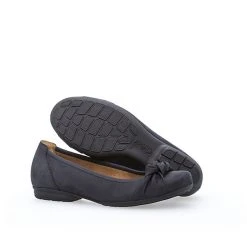 Gabor Comfort Sportliche Ballerinas Rauleder Blau - Blau -Pretty Ballerinas-Shop 11537907 05