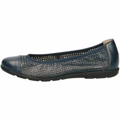 Caprice Klassische Ballerinas - Blau -Pretty Ballerinas-Shop 13356580 02
