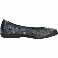 Caprice Klassische Ballerinas - Blau -Pretty Ballerinas-Shop 13356580 03