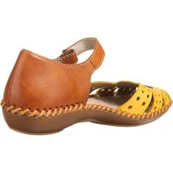 Rieker 120 Riemchenballerinas - Gelb-kombi 11 Rieker 120 Riemchenballerinas - Gelb-kombi -Pretty Ballerinas-Shop 13412116 05