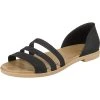 Crocs Tulum Open Flat W Komfort-Ballerinas - Schwarz -Pretty Ballerinas-Shop 13419165 01