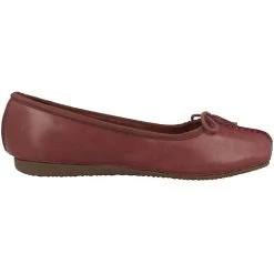 Clarks Un Freckle Ice Ballerinas Damen Klassische Ballerinas - Rot -Pretty Ballerinas-Shop 14760176 03