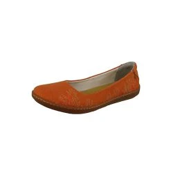 El Naturalista Seaweed Coral Vegane 5600T Damen Ballerina Leinen Rot Caldera Klassische Ballerinas - Rot -Pretty Ballerinas-Shop 15626721 02