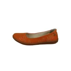 El Naturalista Seaweed Coral Vegane 5600T Damen Ballerina Leinen Rot Caldera Klassische Ballerinas - Rot -Pretty Ballerinas-Shop 15626721 03