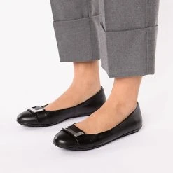 Caprice Klassische Ballerinas - Schwarz -Pretty Ballerinas-Shop 16940096 02