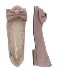 XAVER LUIS Ballerina PAULINA - Ballerina Mit Großer Lederschleife Klassische Ballerinas -Pretty Ballerinas-Shop 17588550 03