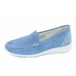 WALDLÄUFER Slipper Hinata H-Weite Klassische Slipper - Blau