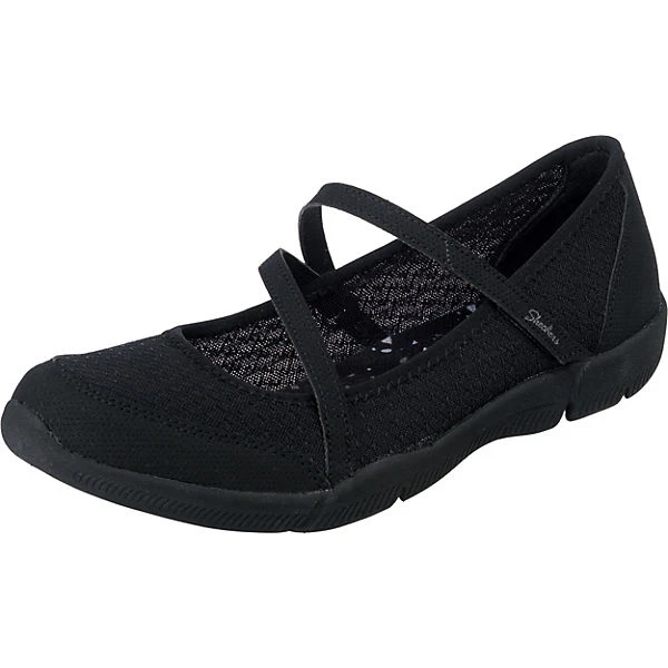 Skechers Be-lux Airy Winds Riemchenballerinas - Schwarz 3 Skechers Be-lux Airy Winds Riemchenballerinas - Schwarz