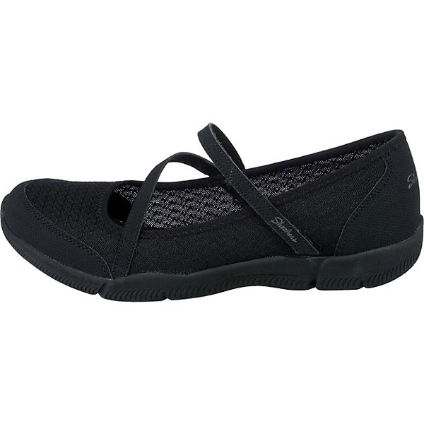 Skechers Be-lux Airy Winds Riemchenballerinas - Schwarz 5 Skechers Be-lux Airy Winds Riemchenballerinas - Schwarz - Image 3