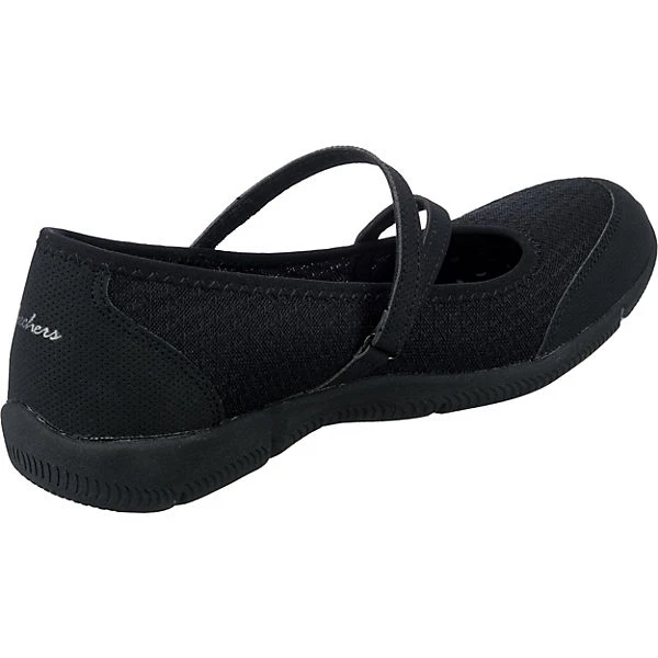 Skechers Be-lux Airy Winds Riemchenballerinas - Schwarz 7 Skechers Be-lux Airy Winds Riemchenballerinas - Schwarz - Image 5