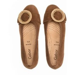 Gabor Komfort-Ballerinas - Braun -Pretty Ballerinas-Shop 17966712 05
