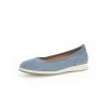 Gabor Sportliche Ballerinas Rauleder Blau Sportliche Ballerinas - Blau -Pretty Ballerinas-Shop 18932482 01