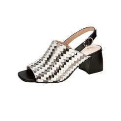 Gerry Weber Sandale Schnalle - Silber/weiß