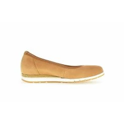 Gabor Comfort Sportliche Ballerinas Rauleder Braun Sportliche Ballerinas - Braun -Pretty Ballerinas-Shop 21782745 02
