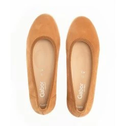 Gabor Comfort Sportliche Ballerinas Rauleder Braun Sportliche Ballerinas - Braun -Pretty Ballerinas-Shop 21782745 05