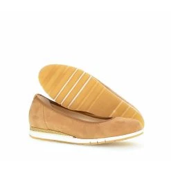 Gabor Comfort Sportliche Ballerinas Rauleder Braun Sportliche Ballerinas - Braun -Pretty Ballerinas-Shop 21782745 06