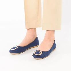 Inselhauptstadt Classic Insel Ballerinas - Dunkelblau -Pretty Ballerinas-Shop 21990298 02