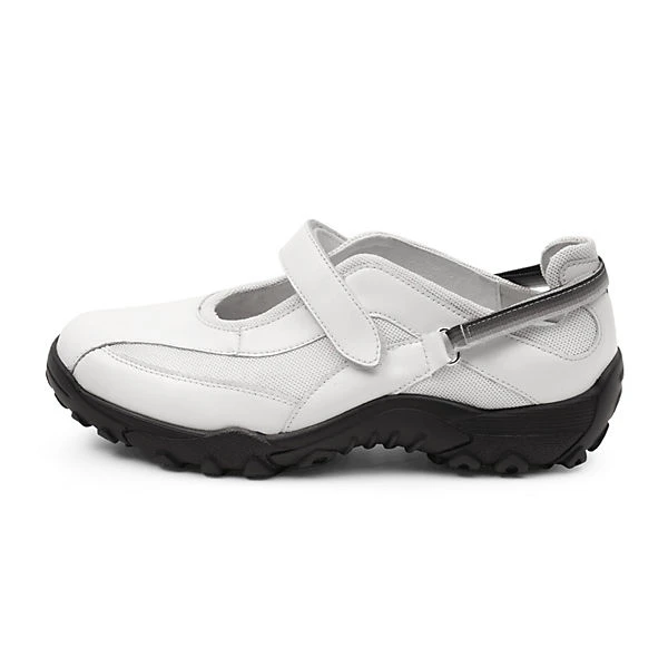 Vitaform Sportliche Damen Ballerina - Sommerschuhe Damen Geschlossen - Freizeitschuhe Damen Aus Leder - Lederschuhe Damen Klettverschluss Damen Ballerina Leder 4 Vitaform Sportliche Damen Ballerina - Sommerschuhe Damen Geschlossen - Freizeitschuhe Damen Aus Leder - Lederschuhe Damen Klettverschluss Damen Ballerina Leder - Image 2