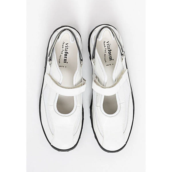 Vitaform Sportliche Damen Ballerina - Sommerschuhe Damen Geschlossen - Freizeitschuhe Damen Aus Leder - Lederschuhe Damen Klettverschluss Damen Ballerina Leder 7 Vitaform Sportliche Damen Ballerina - Sommerschuhe Damen Geschlossen - Freizeitschuhe Damen Aus Leder - Lederschuhe Damen Klettverschluss Damen Ballerina Leder - Image 5