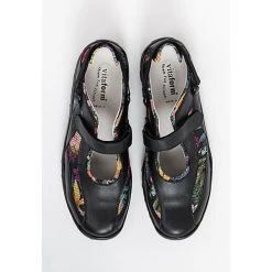 Vitaform Sportliche Damen Ballerina - Sommerschuhe Damen Geschlossen - Freizeitschuhe Damen Aus Leder - Lederschuhe Damen Klettverschluss Damen Ballerina Leder -Pretty Ballerinas-Shop 22750640 05