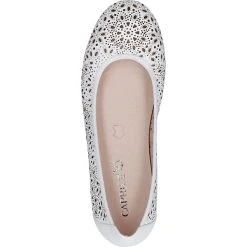 Caprice Klassische Ballerinas - Weiß -Pretty Ballerinas-Shop 23067587 06