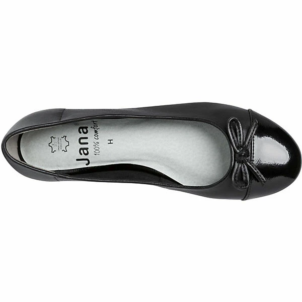 Jana Ballerina Klassische Ballerinas - Schwarz 6 Jana Ballerina Klassische Ballerinas - Schwarz – Bild 4