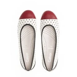 Gabor Ballerina Sportliche Ballerinas - Weiß -Pretty Ballerinas-Shop 23436493 03