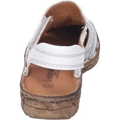 Comfortabel Slings Sling-Ballerinas - Weiß -Pretty Ballerinas-Shop 23516963 05