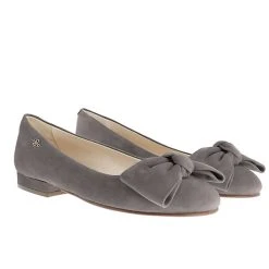 XAVER LUIS Ballerina PAULINA - Ballerina Mit Großer Lederschleife Klassische Ballerinas -Pretty Ballerinas-Shop 23546497 03