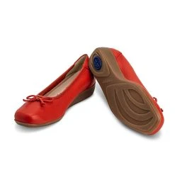 Vitaform Sommerschuhe Damen Geschlossen - Ballerina Damen Leder - Freizeitschuhe Damen Aus Leder - Leder Schuhe Dame Damen Ballerina Leder -Pretty Ballerinas-Shop 23760977 03
