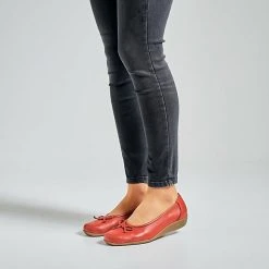 Vitaform Sommerschuhe Damen Geschlossen - Ballerina Damen Leder - Freizeitschuhe Damen Aus Leder - Leder Schuhe Dame Damen Ballerina Leder -Pretty Ballerinas-Shop 23760977 05