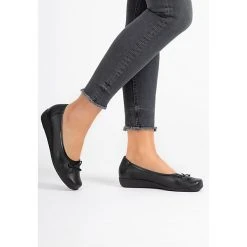 Vitaform Sommerschuhe Damen Geschlossen - Ballerina Damen Leder - Freizeitschuhe Damen Aus Leder - Leder Schuhe Dame Damen Ballerina Leder -Pretty Ballerinas-Shop 23760980 07