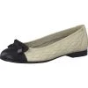 Tamaris Klassische Ballerinas - Creme