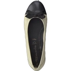 Tamaris Klassische Ballerinas - Creme -Pretty Ballerinas-Shop 24624756 05