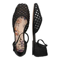 Melvin & Hamilton Riemchenballerina Melly - Schwarz -Pretty Ballerinas-Shop 25599815 02