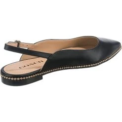 Coach Vae Leather Skimmer Sling-Ballerinas - Schwarz -Pretty Ballerinas-Shop 25835789 05