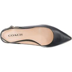 Coach Vae Leather Skimmer Sling-Ballerinas - Schwarz -Pretty Ballerinas-Shop 25835789 06