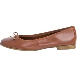 Tamaris Ballerina Klassische Ballerinas - Braun -Pretty Ballerinas-Shop 26063513 02