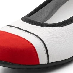 Vitaform Leder Schuhe Damen - Sommerschuhe Damen Geschlossen - Ballerina Damen Leder - Freizeitschuhe Damen Aus Hirsch- Und Samtziegenleder Damen Ballerina Leder -Pretty Ballerinas-Shop 26380766 04