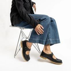 GRÜNBEIN Gerda Komfort-Ballerinas - Schwarz -Pretty Ballerinas-Shop 27137517 02