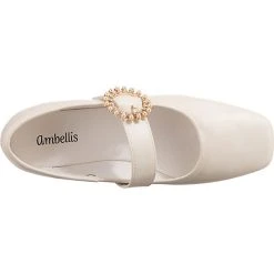 Ambellis Trendy Spangenballerinas - Offwhite -Pretty Ballerinas-Shop 27215085 06
