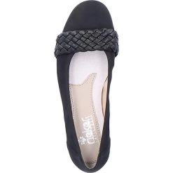 Rieker Klassische Ballerinas - Schwarz -Pretty Ballerinas-Shop 27404812 06