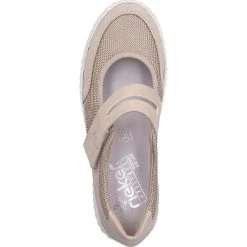 Rieker Sportliche Ballerinas - Beige -Pretty Ballerinas-Shop 27478877 07