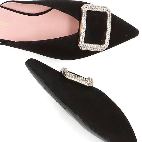 Pretty Ballerinas Clementine Luxuriöser Ballerina Mit Mini-Absatz - Blau 4 Pretty Ballerinas Clementine Luxuriöser Ballerina Mit Mini-Absatz - Blau - Image 2