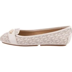 Michael Kors Mk Plate Klassische Ballerinas - Offwhite -Pretty Ballerinas-Shop 28299286 03