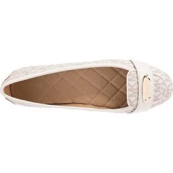 Michael Kors Mk Plate Klassische Ballerinas - Offwhite -Pretty Ballerinas-Shop 28299286 06