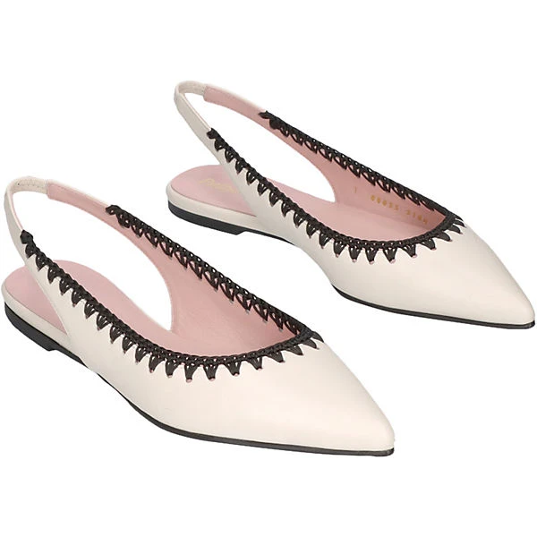 Pretty Ballerinas Coton Sling-Ballerinas - Offwhite 3 Pretty Ballerinas Coton Sling-Ballerinas - Offwhite