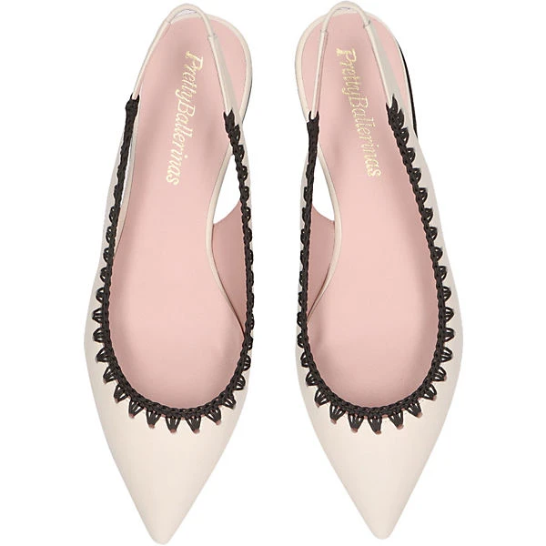 Pretty Ballerinas Coton Sling-Ballerinas - Offwhite 5 Pretty Ballerinas Coton Sling-Ballerinas - Offwhite - Image 3