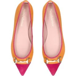 Pretty Ballerinas Angelis Klassische Ballerinas - Orange/pink -Pretty Ballerinas-Shop 28532935 03